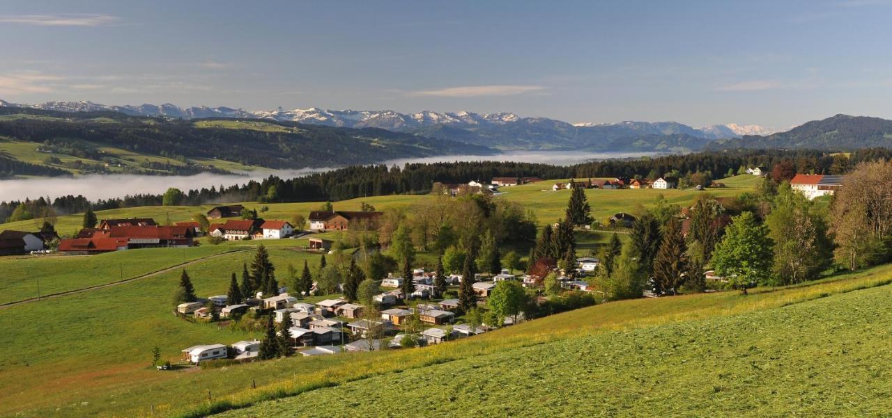 Blockhaus Campingplatz Alpenblick ヴァイラー・ジンマーベルク エクステリア 写真